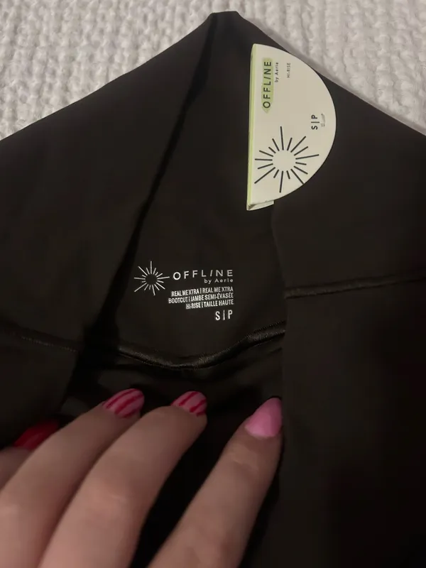 OFFLINE by Aerie Real Me Xtra Bootcut Leggings Brown - Image 3
