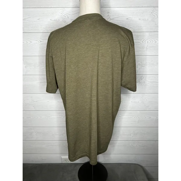 Next Level Apparel Magnolia Graphic T-Shirt Green Short Sleeve Casual Size XL - Image 3