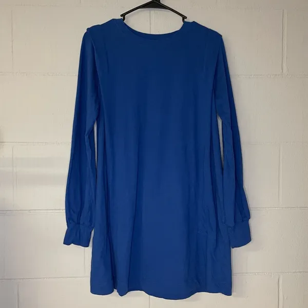Free People Beach Jordan Tunic in Rinsed Cobalt Blue Women’s Sz XS Oversized Top - Image 3