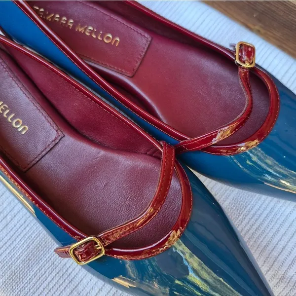 NWOB Tamara Mellon Flats Red Size 6 - Image 7