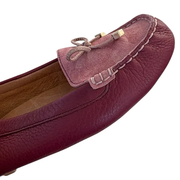 EUC UGG Leather Brinley Driving Moccasins / Loafers Rose Size 7 - Image 5