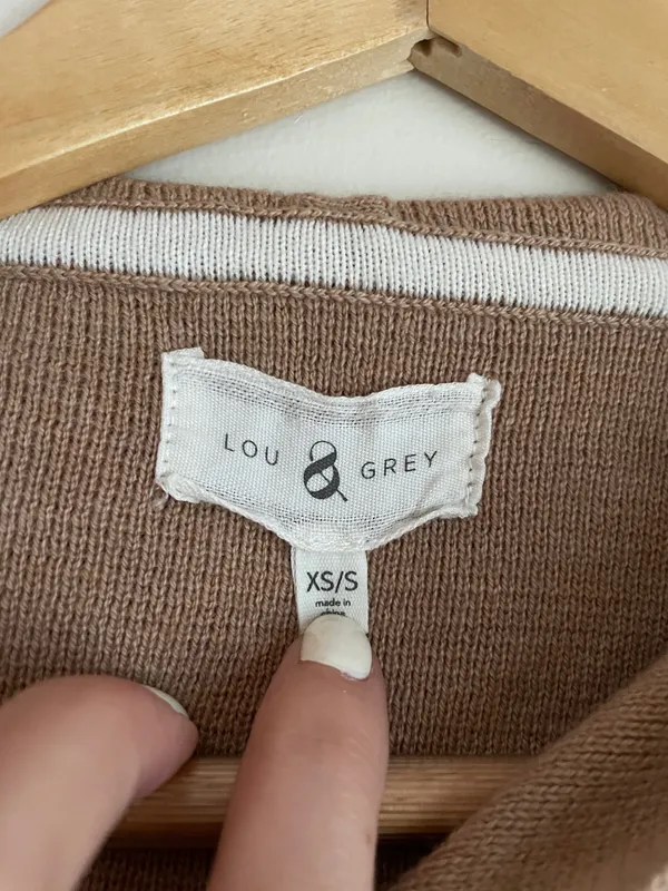 Lou & Grey Loft Sweater Poncho‎ Oversized Slouchy - Image 2