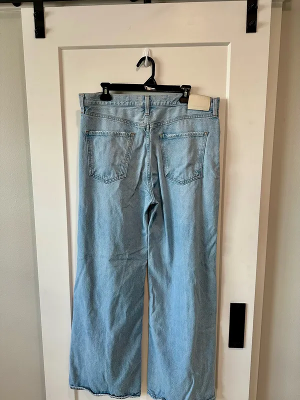 Citizens of Humanity Paloma Baggy Wide Leg Jeans 32 Light Wash - Image 2