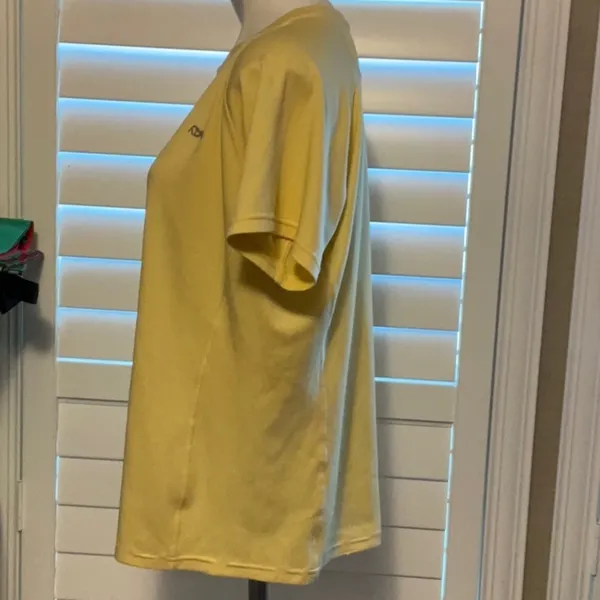 Yellow Women's Short Sleeve Tee Size XXL - Image 4