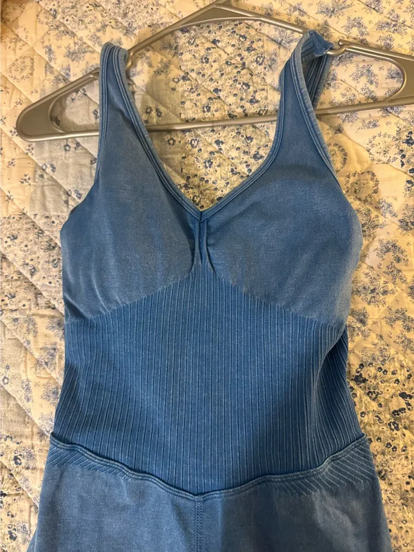 Athletic jumpsuit Blue Size XS - Image 2