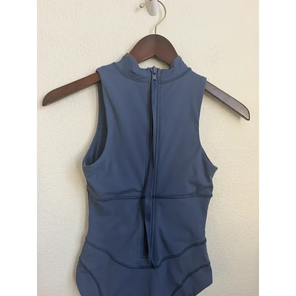 Rip Curl Mirage Ultimate Good Coverage OnePiece Surfsuit Swimsuit Vtg Blue XXS - Image 11