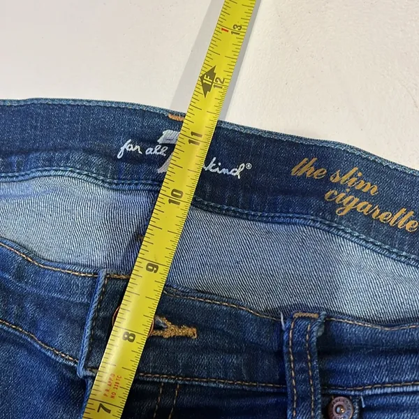 7 for all man kind women’s size 31 skinny blue jeans - Image 11
