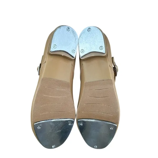 Mary Jane Tap Shoes Size 7A Narrow Beige Tan Dance Shoes Buckle Strap 7‎ Women - Image 4
