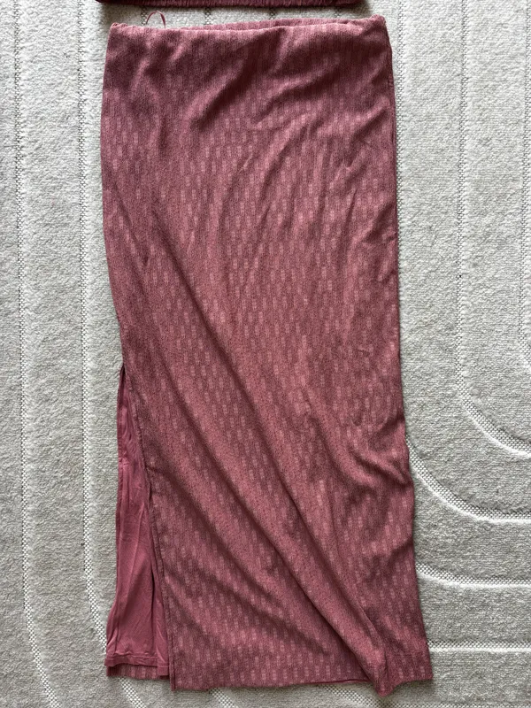 Free People Maroon Set - Image 3