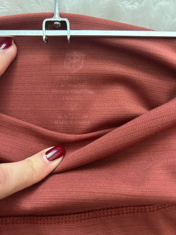 Burgundy Leggings Red Size M - Image 3