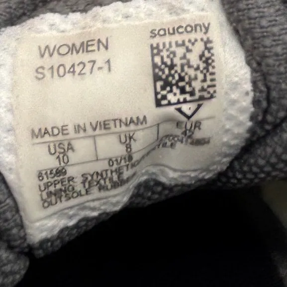 Saucony Cohesion 11 Womens Running Shoes Grey Mint Green Size 10 - Image 7