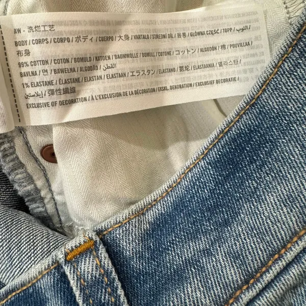 Abercrombie & Fitch Curve Love Ankle Straight Jeans Ultra High Rise Size 26 NWT - Image 4