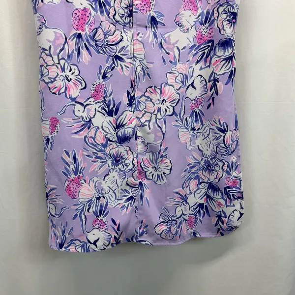 Lilly Pulitzer Trunks in the Air Ronnie Dress 14 Coastal Preppy Resort Purple - Image 8