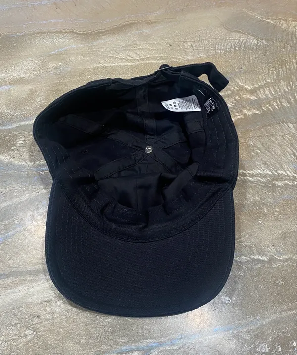 NIKE Unisex Black Cap Hat One Size Comfortable and Adjustable fit / Preowned - Image 9