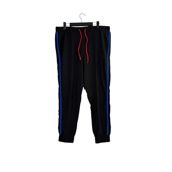 NWT Fabletics Valerie Slouch Jogger Drawstring Waist Contrasting Colors L Black - Image 13