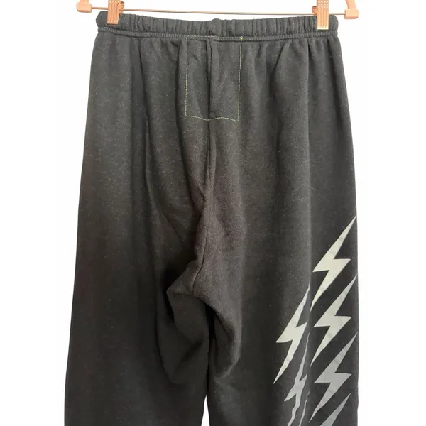 Aviator Nation Bolt Gradient Sweatpants Black/Gray Women's Size X-Large - Image 5