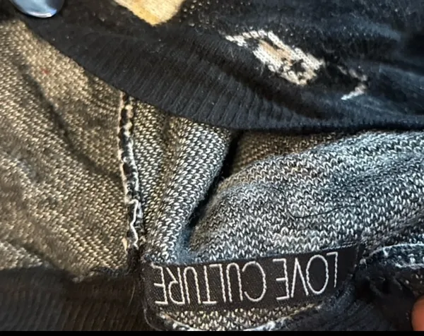 Skull print cardigan Black - Image 4