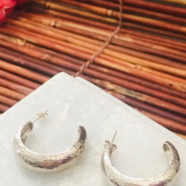 Silpada Sterling Silver Hoops - Image 3