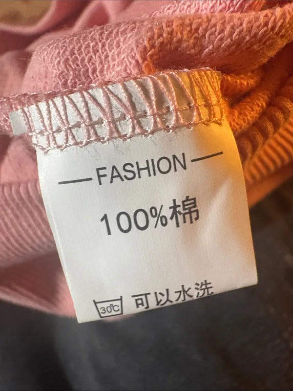 Pink cotton sweatshirt Size M - Image 2