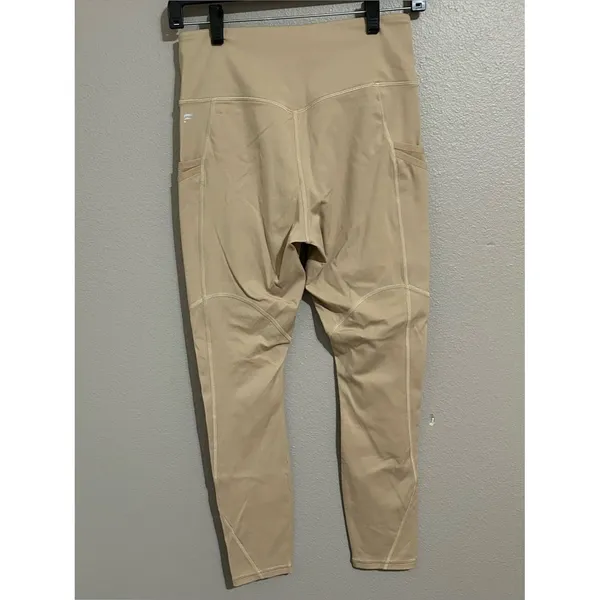 Fabletics Motion 365 Neutral Nude Mesh Pocket 7/8 Leggings Women’s Size Medium - Image 5