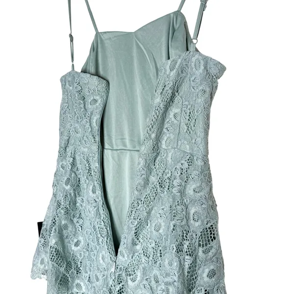 Lulus Floral Lace Sleeveless Tiered Maxi Dress Small Fairycore Coquette Formal - Image 11