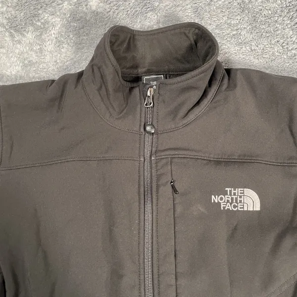 The North Face APEX Bionic Women's SZ Medium Black Softshell Full Zip Jacket - Image 2