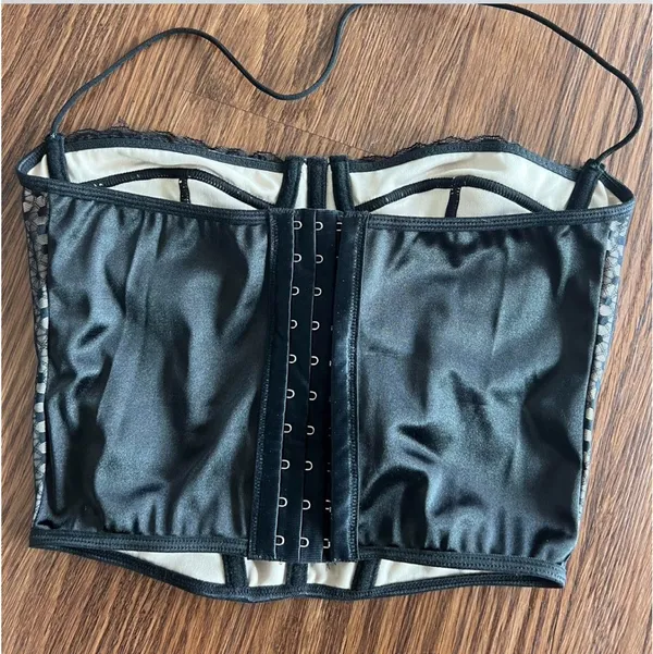 Corset top Black - Image 3