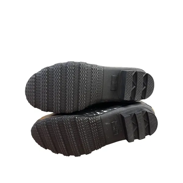 Khombu Womens Black Crocodile-Embossed Rain & Snow Boots Size 10 - Image 6