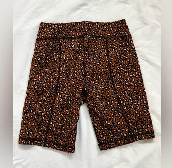 Free People Leopard Print biker Shorts - Image 3