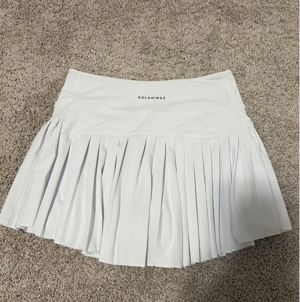 Gold Hinge Tennis Skirt - Image 2