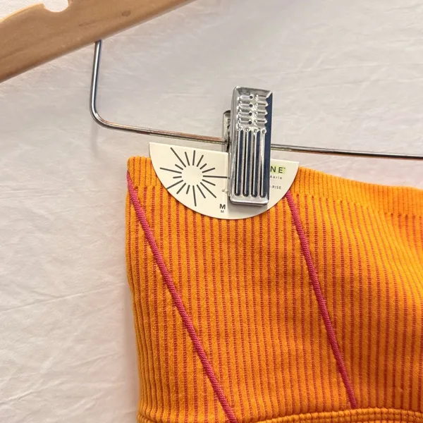 OFFLINE By Aerie | NEW Seamless Corset 2" Bike Shorts Simply Orange‎ Medium - Image 4