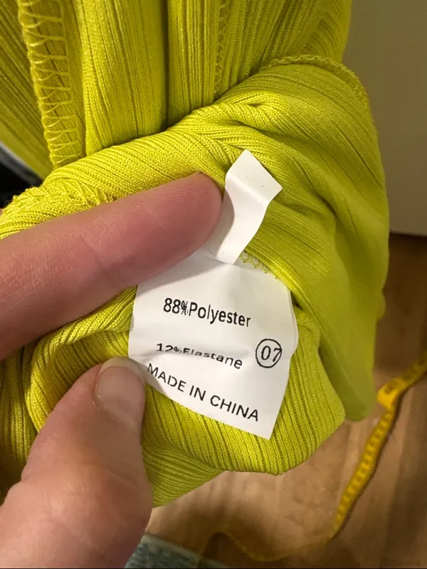 Chartreuse green strappy maxi dress - Image 9