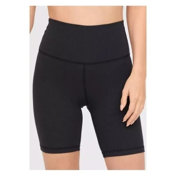 NWT OFFLINE by Aerie Ribbed 7" Bike Shorts Women's‎ Size XS Black Athleisure - Image 7