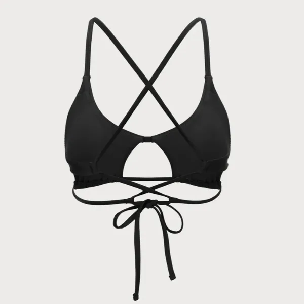 BERLOOK ECONYL® Black Cut Out Bikini Top ONLY 62 - Image 8