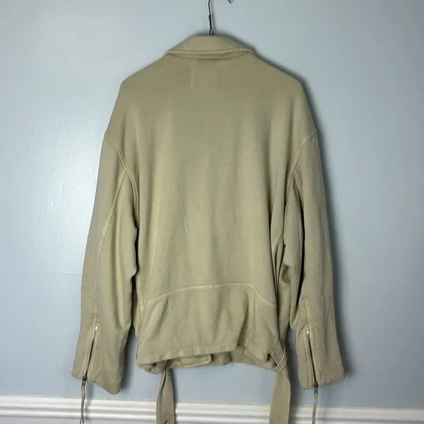 NWOT Free People We The Free Rebel Rebel Knit Moto Jacket Top Oversized Size Med - Image 11