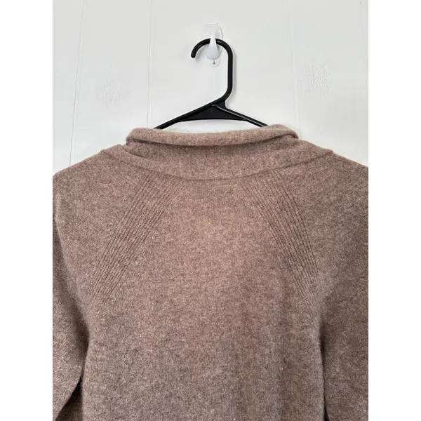 Apt 9 Womens 100% Cashmere Open Front Cardigan Brow Shawl Collar Sweater‎ - Image 3