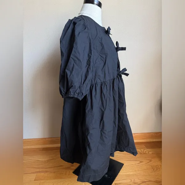 MABLE front bows mini dress Black Size L - Image 3