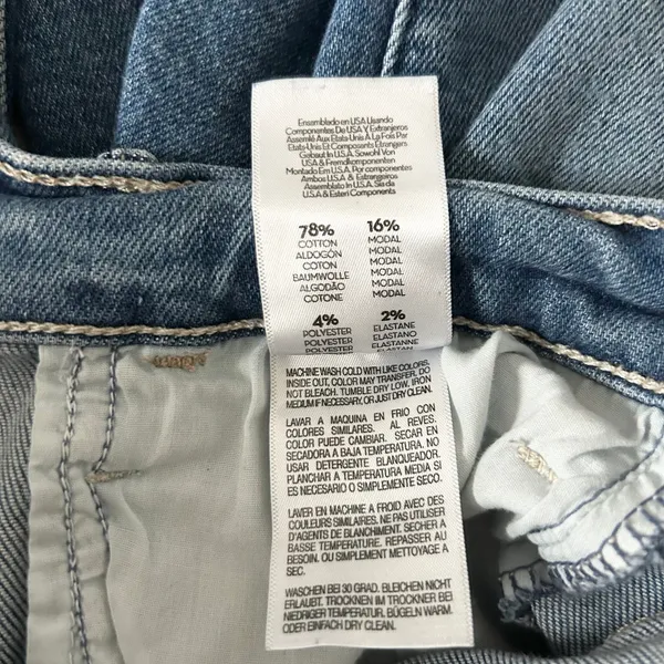 Mother The Hustler Ankle Fray High Rise Flare Jean Grasping At Straws Size 29 - Image 10