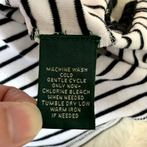 5/$25 Lauren Ralph‎ Lauren Striped T-shirt - Image 9