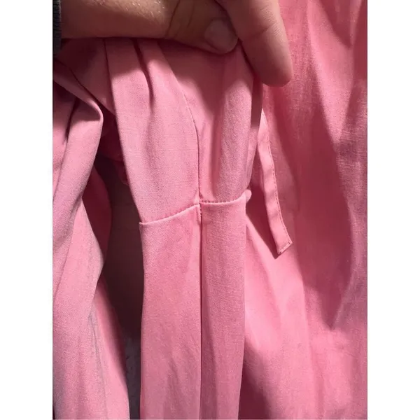 Nu Dimension Stretch Pink Scrub Pants Woman’s Size Large FLAWED-MARKS-STAINS - Image 9