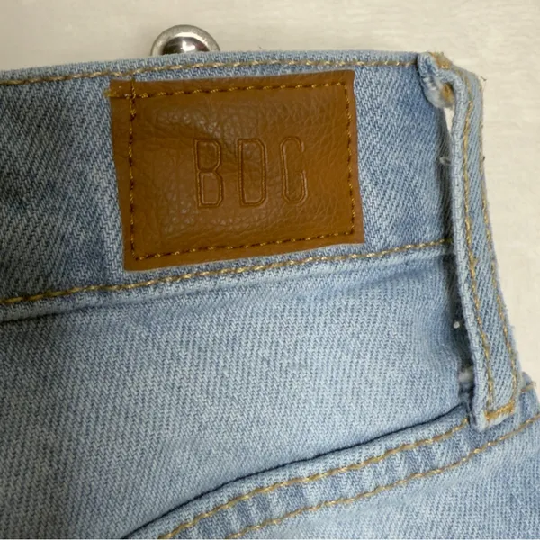 BDG Stretch‎ Cowboy Jeans Relaxed Straight Leg High Rise Light Wash Size 28 - Image 3