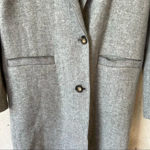 Zara Trafaluc Double Button Masculine Wool Coat - Image 2