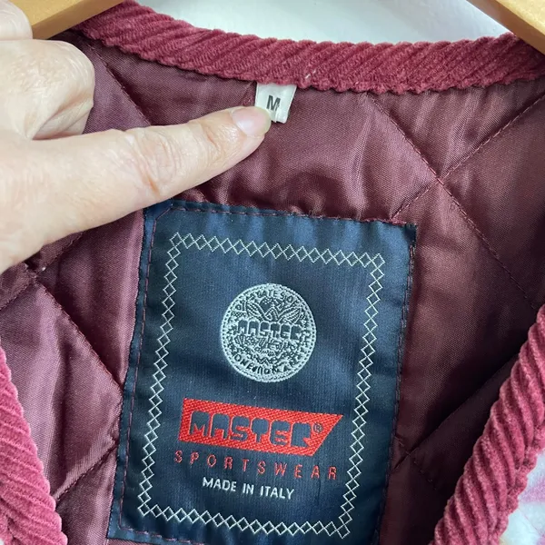 MASTER Sportswear Quilted Aztec Fleece Vest‎ Women's Size Medium Made in Italy - Image 5