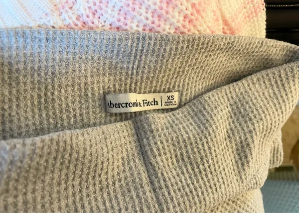 Abercrombie & Fitch Wide-leg cropped knit pants - Image 4