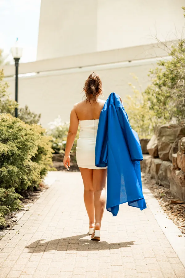 Satin Windsor Dress Formal - Image 3