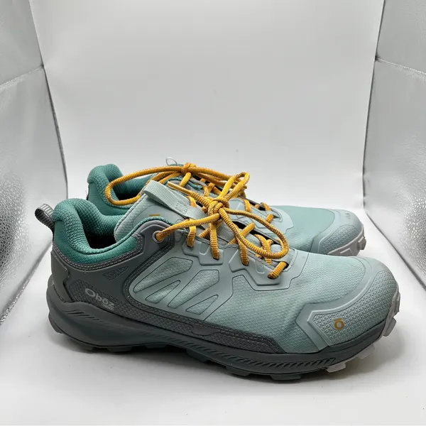 Oboz Katabatic Low Waterproof Hiking Shoes women’s size 9.5 grip sneakers EUC - Image 2