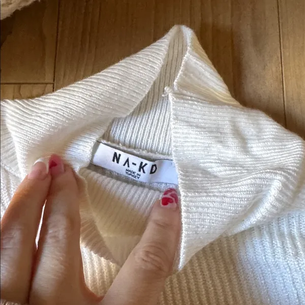 White Turtleneck Sweater - Image 2