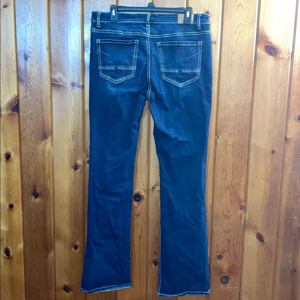 BKE Dark Blue jeans Payton jeans bootcut darker women’s jeans size 32x35 1/2 - Image 2
