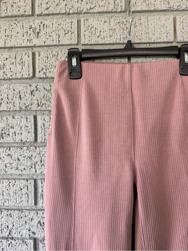 Lululemon Ribbed Softstreme Flared Pant *Regular Twilight Rose Pink Size 2 - Image 5