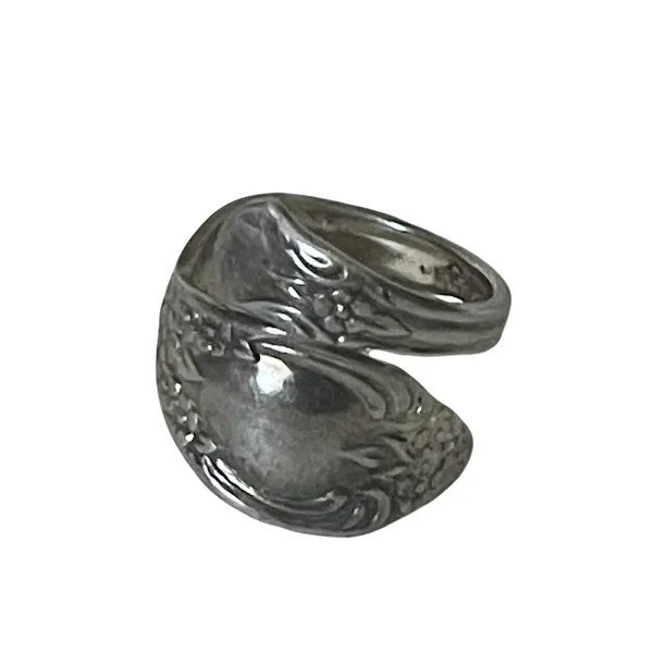 Vintage WM.A Rogers Oneida Silver Spoon Ring - Image 2